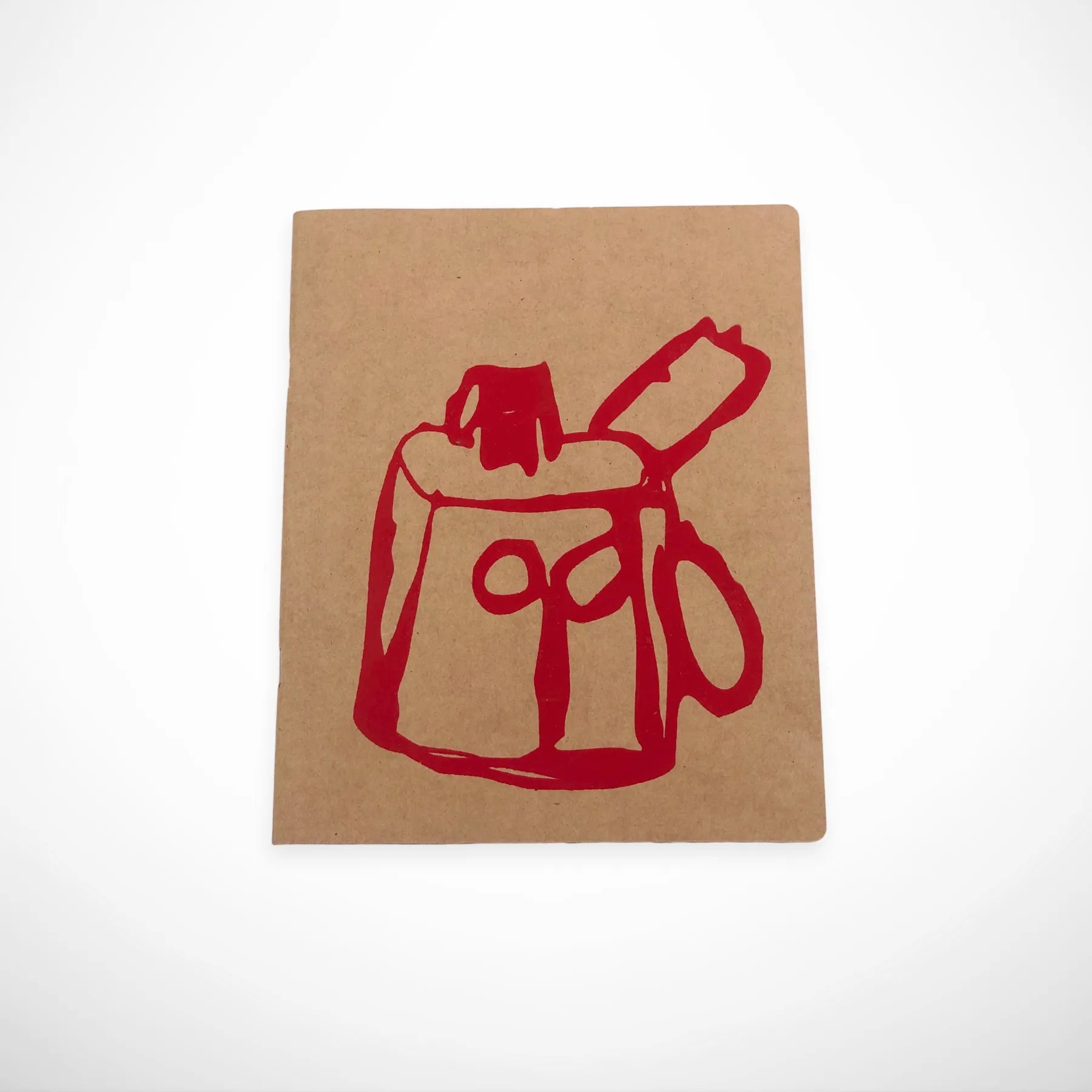 Studio Schrift A5 gelinieerd - Hot chocolate red