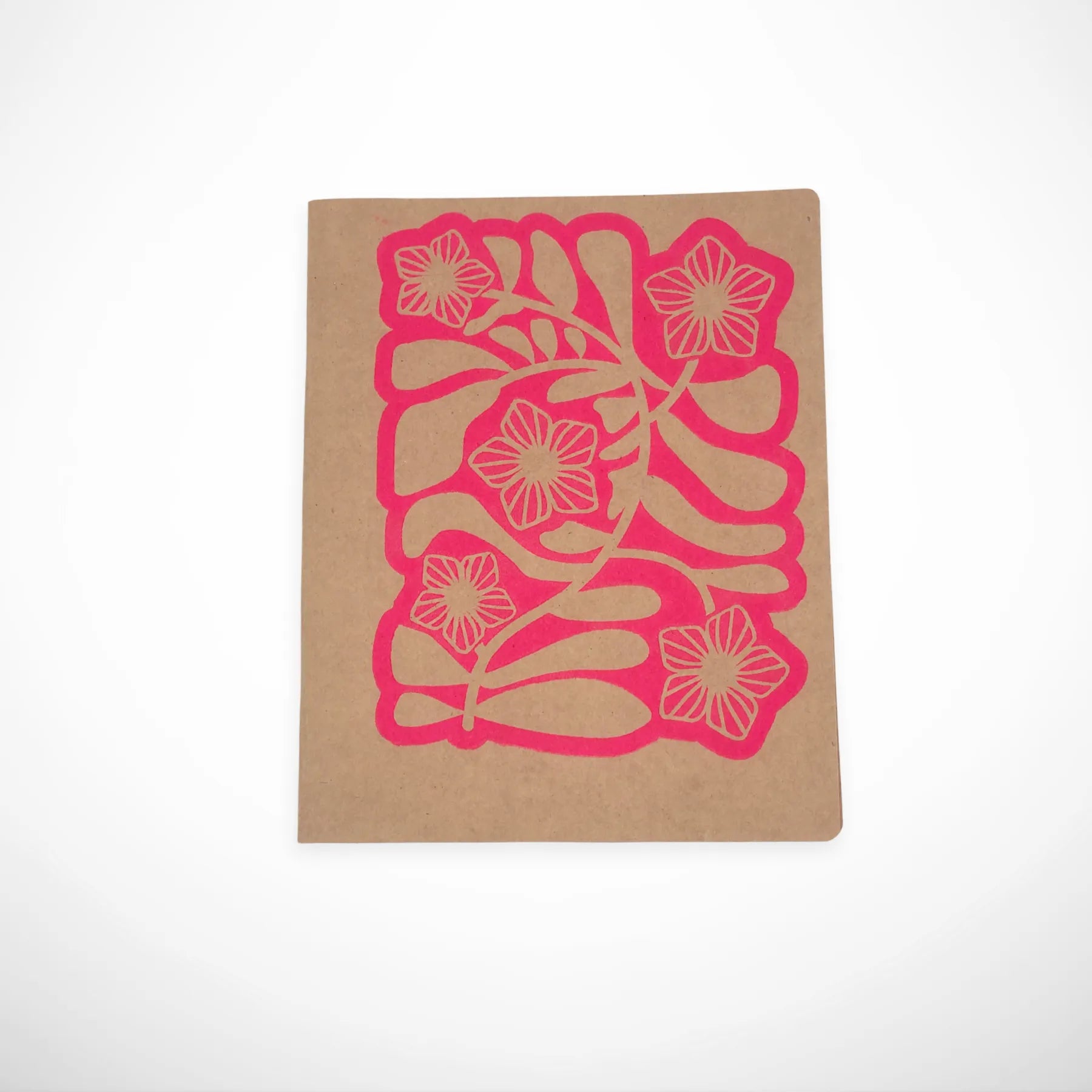 Studio Schrift gelinieerd A5 - Nordic Flowers Pink